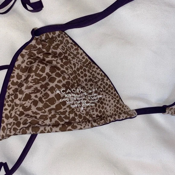 Acacia swimwear triangle top - Picture 2 of 3